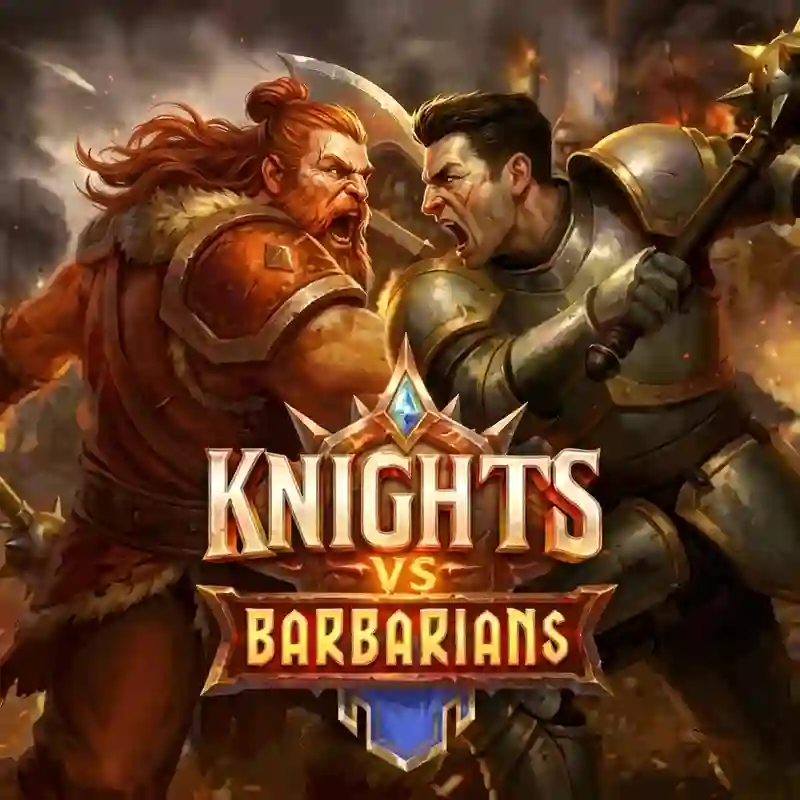 Knights vs Barbarians slot game